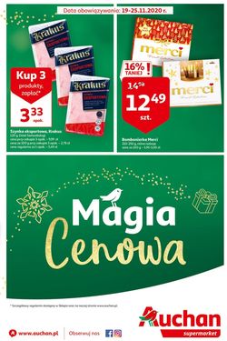 Gazetka Auchan - Gazetka Świąteczna 2020 od 19.11.2020