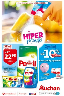 Gazetka Auchan Hiper porządki od 18.02.2021