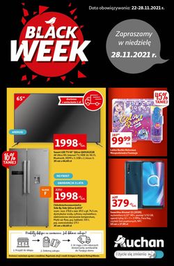 Gazetka Auchan BLACK WEEK 2021 od 22.11.2021