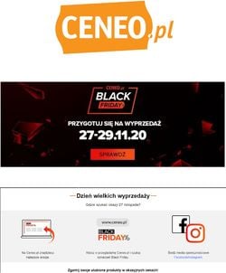 Gazetka Ceneo Black Friday 2020 od 26.11.2020