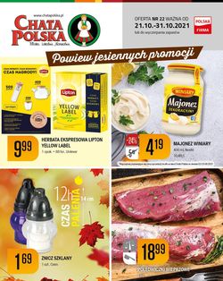 Gazetka Chata Polska od 21.10.2021