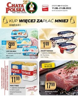 Gazetka Chata Polska od 11.08.2022