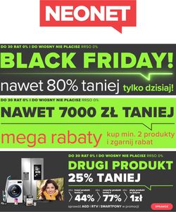 Gazetka Neonet Black Friday 2020 od 27.11.2020