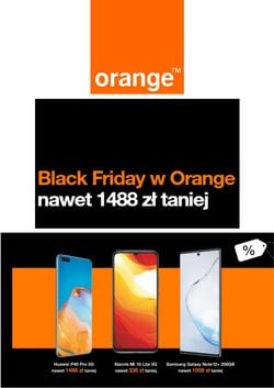 Gazetka Orange Black Friday 2020 od 26.11.2020