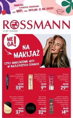 Gazetka Rossmann od 01.09.2021