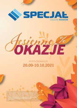 Gazetka Specjał - Oddział Kraków od 20.09.2021