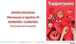 Gazetka Tupperware od 10.08.2021