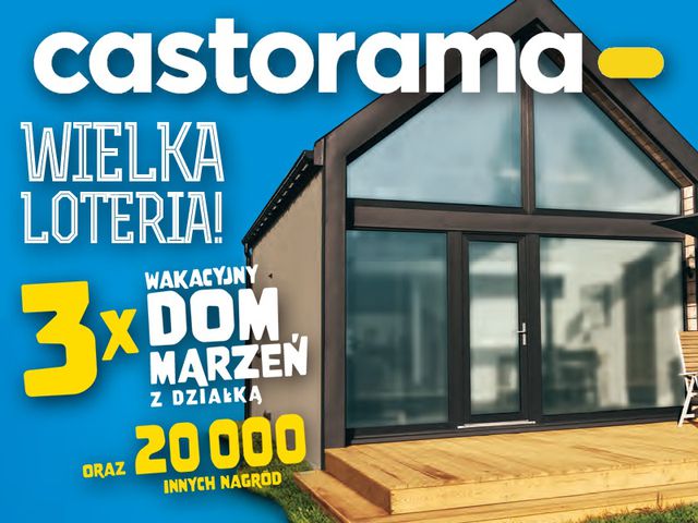 Wielka urodzinowa loteria Castoramy – zgarnij domek na wczasy!