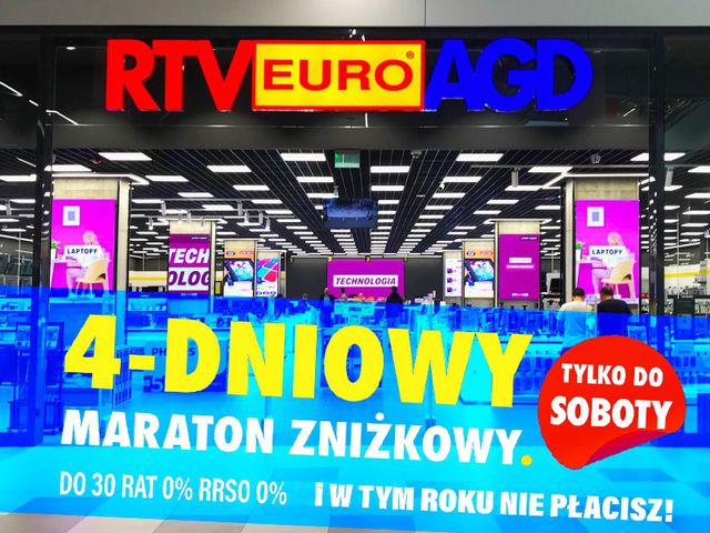 Maraton zniżkowy RTV Euro AGD – tylko do soboty!