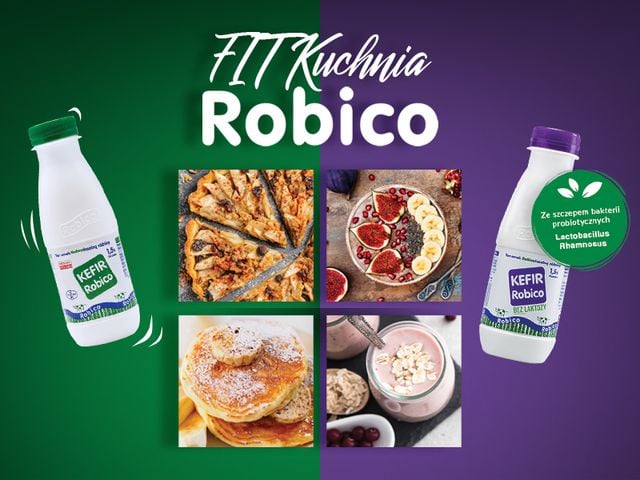 FIT Kuchnia Robico: Mleczny koktajl żurawinowy bez laktozy