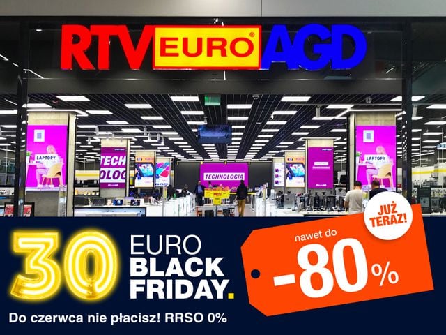 Emocjonujący Black Friday w RTV Euro AGD