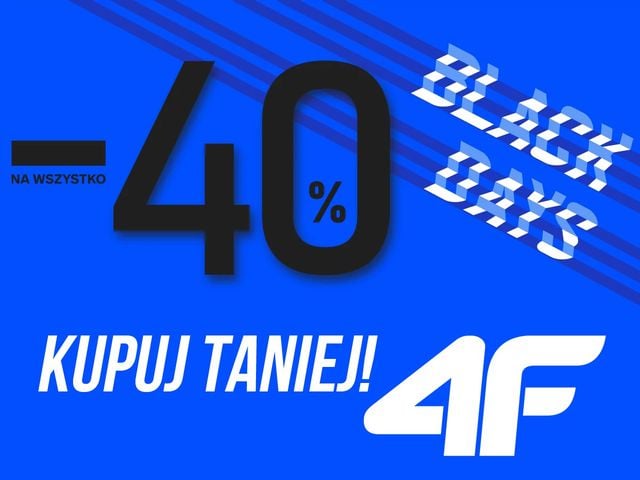 Black Friday z 4F – złap okazje do 40-50% taniej!