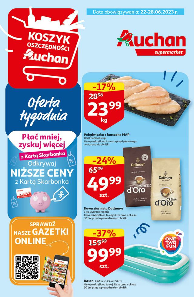 Auchan Gazetka od 22.06.2023