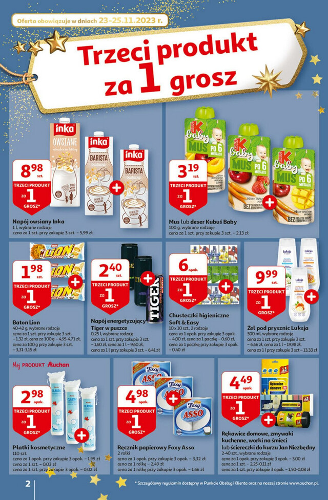 Auchan Gazetka od 23.11.2023
