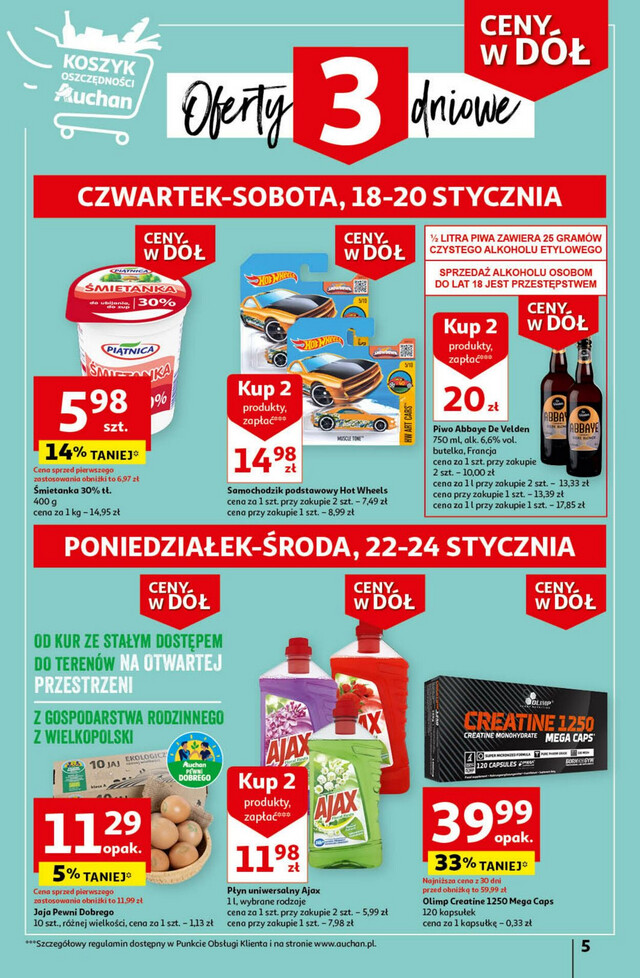 Auchan Gazetka od 18.01.2024