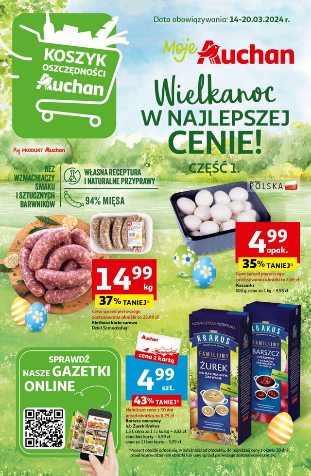 Auchan Gazetka od 14.03.2024