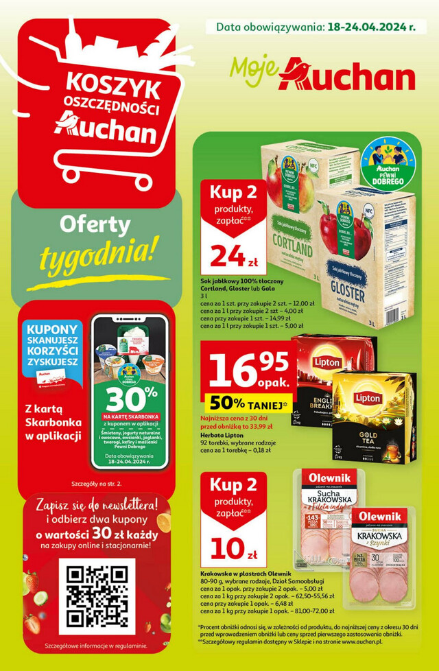 Auchan Gazetka od 18.04.2024