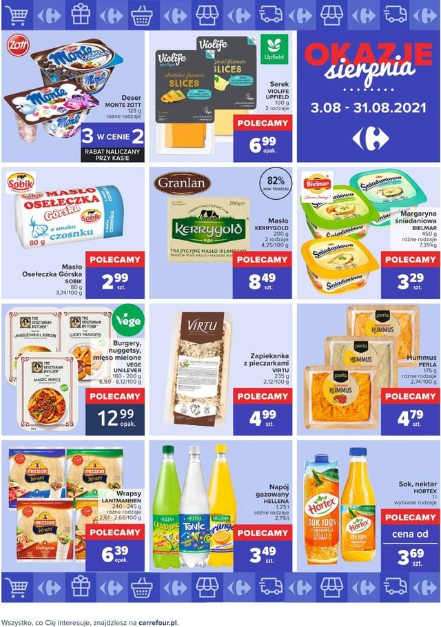 Carrefour Market Gazetka od 03.08.2021