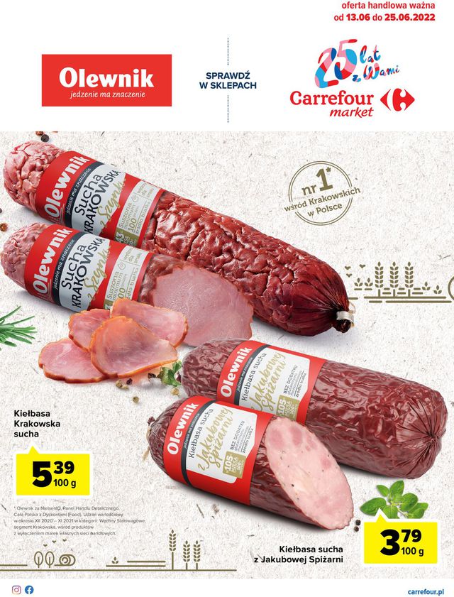Carrefour Market Gazetka od 13.06.2022