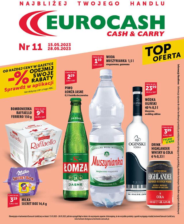 Eurocash Gazetka od 15.05.2023