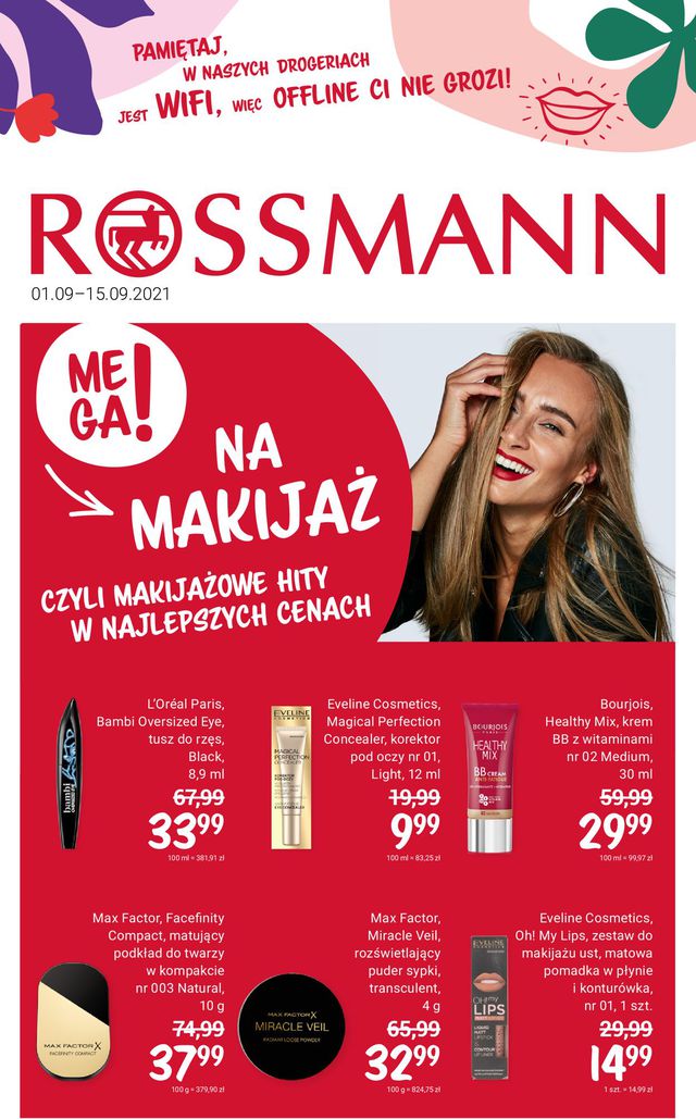 Rossmann Gazetka od 01.09.2021
