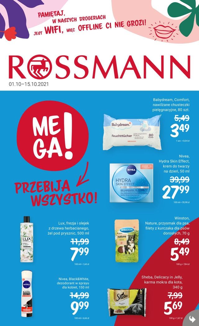 Rossmann Gazetka od 01.10.2021