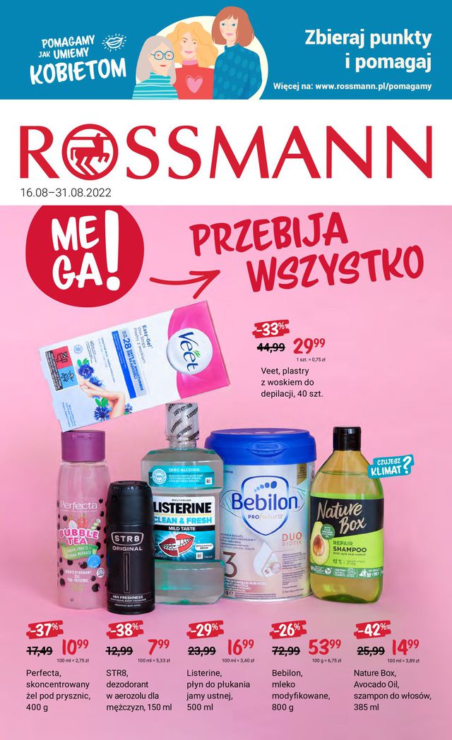 Rossmann Gazetka od 16.08.2022