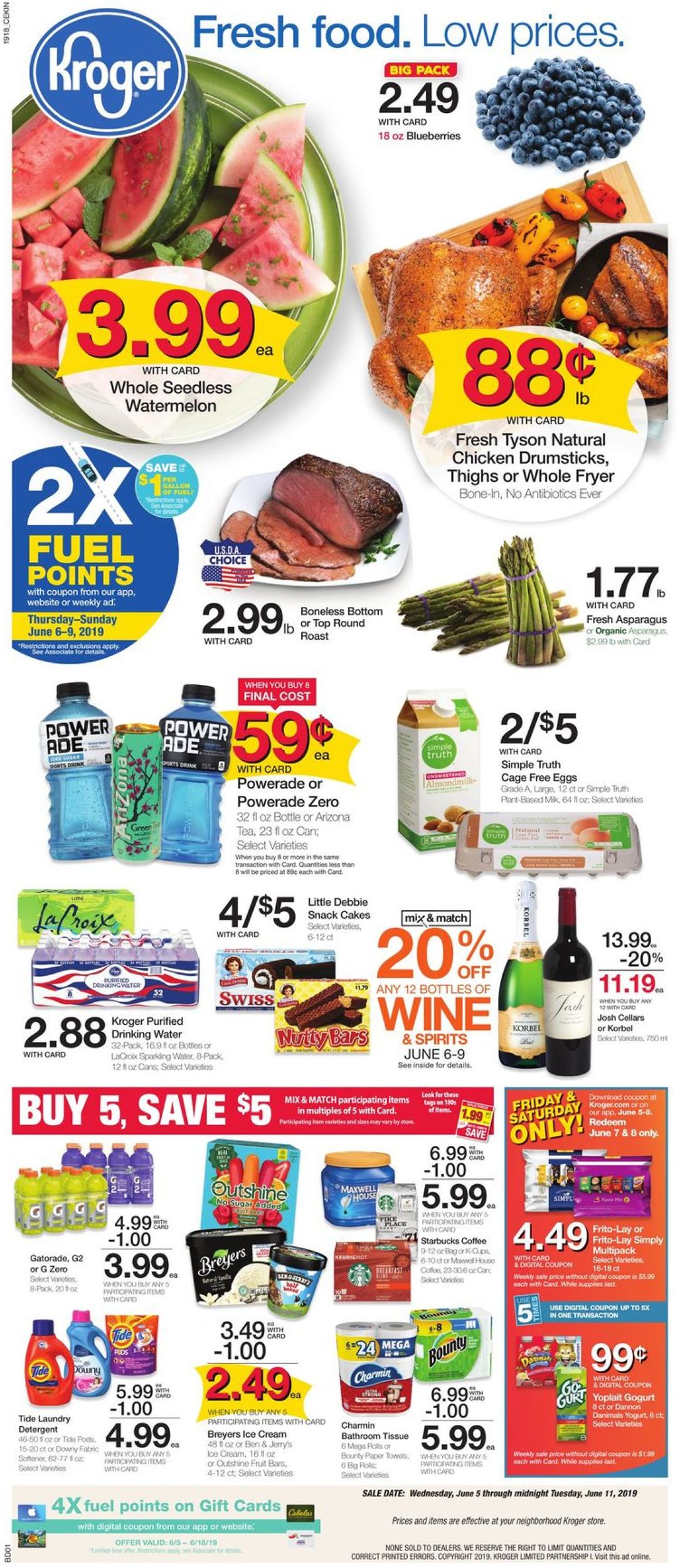Kroger Ad from 06/05/2019