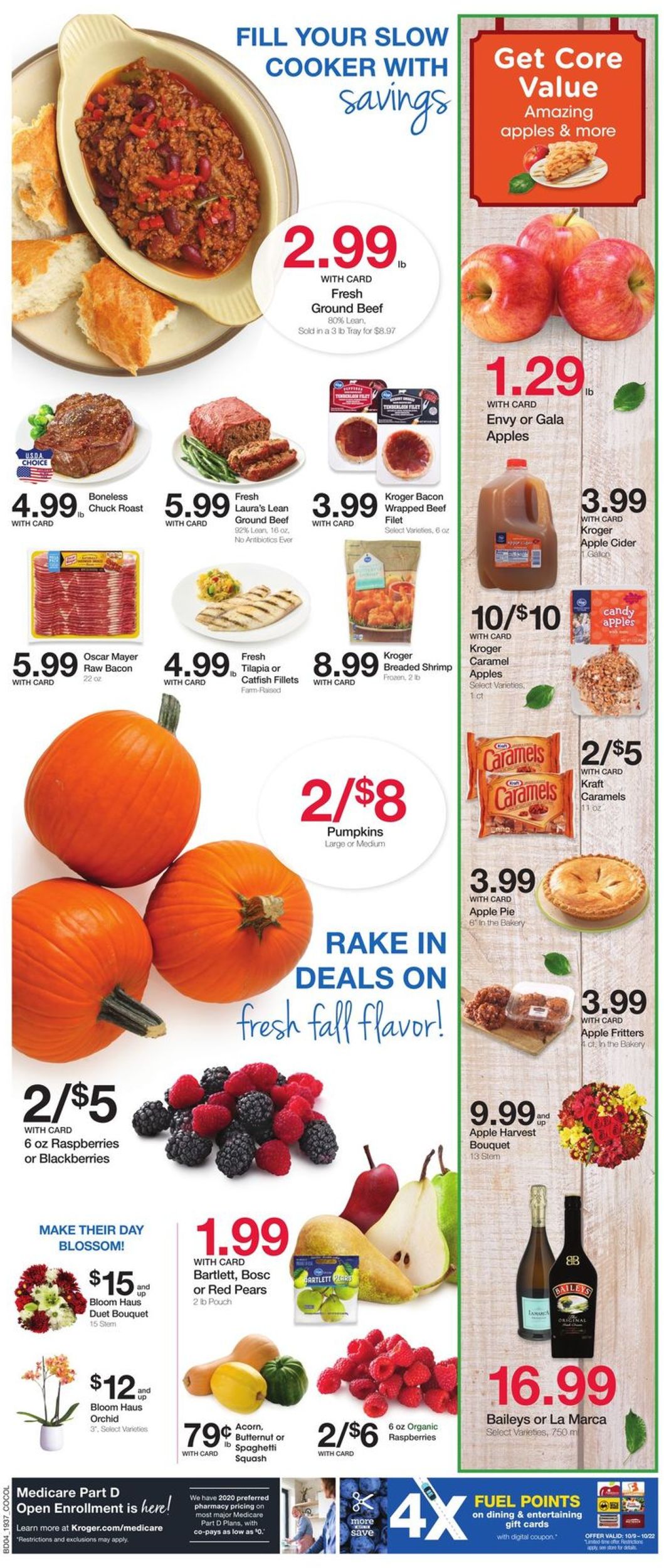 Kroger Ad from 10/16/2019
