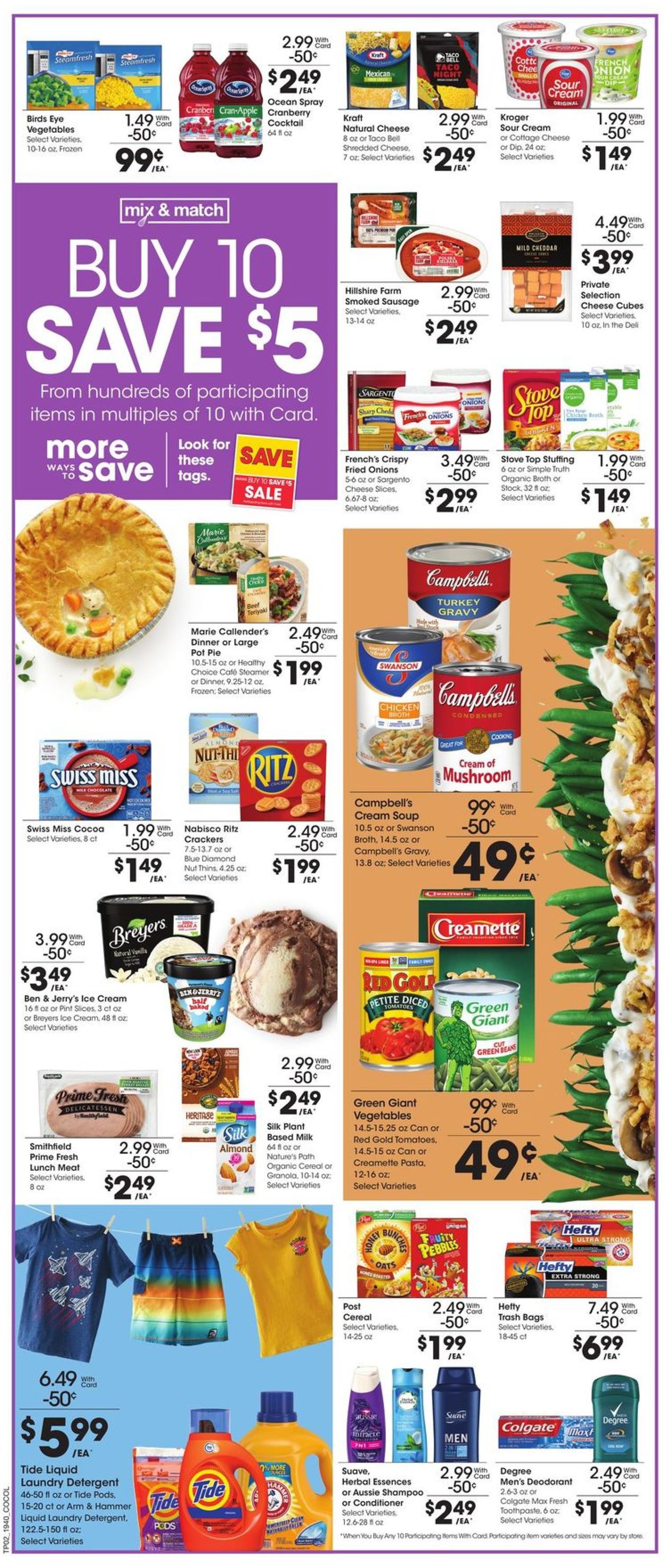 Kroger Ad from 11/06/2019