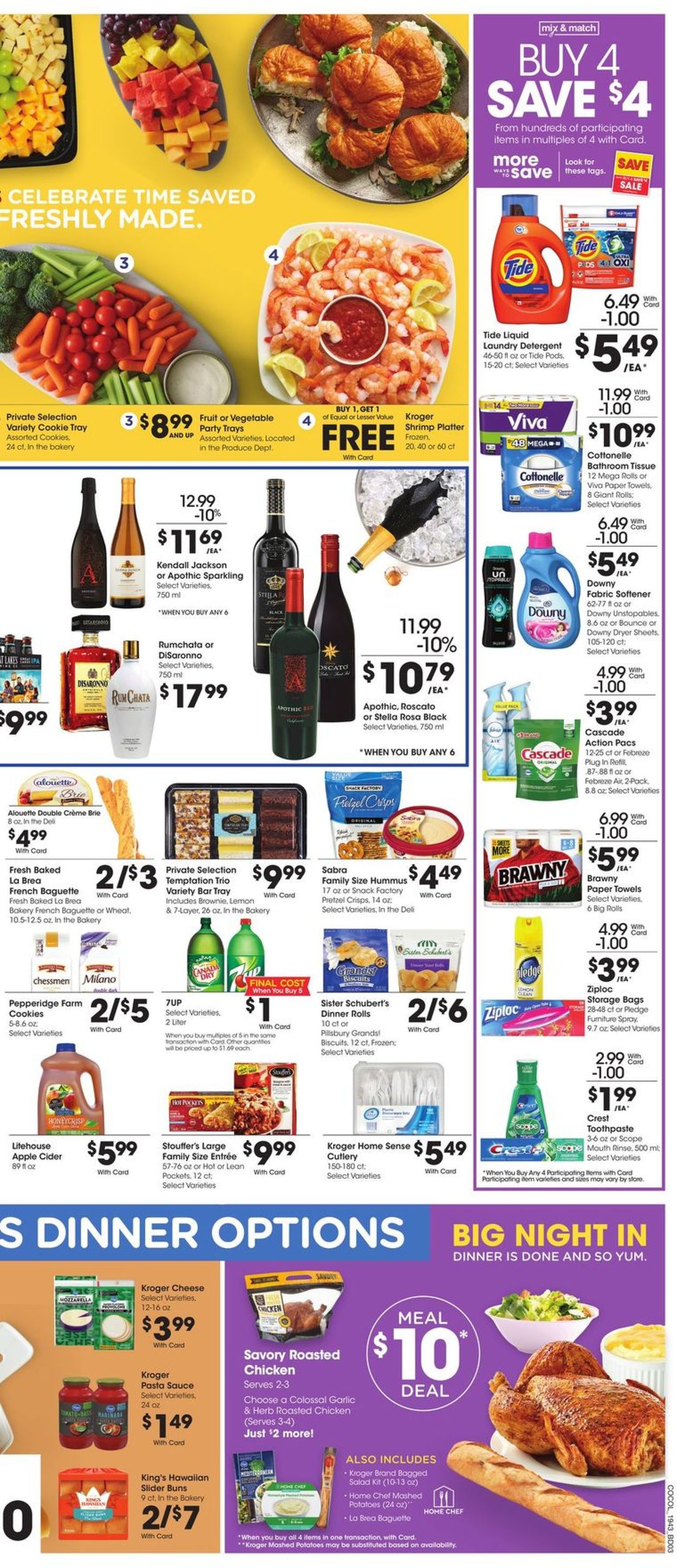 Kroger Ad from 11/29/2019