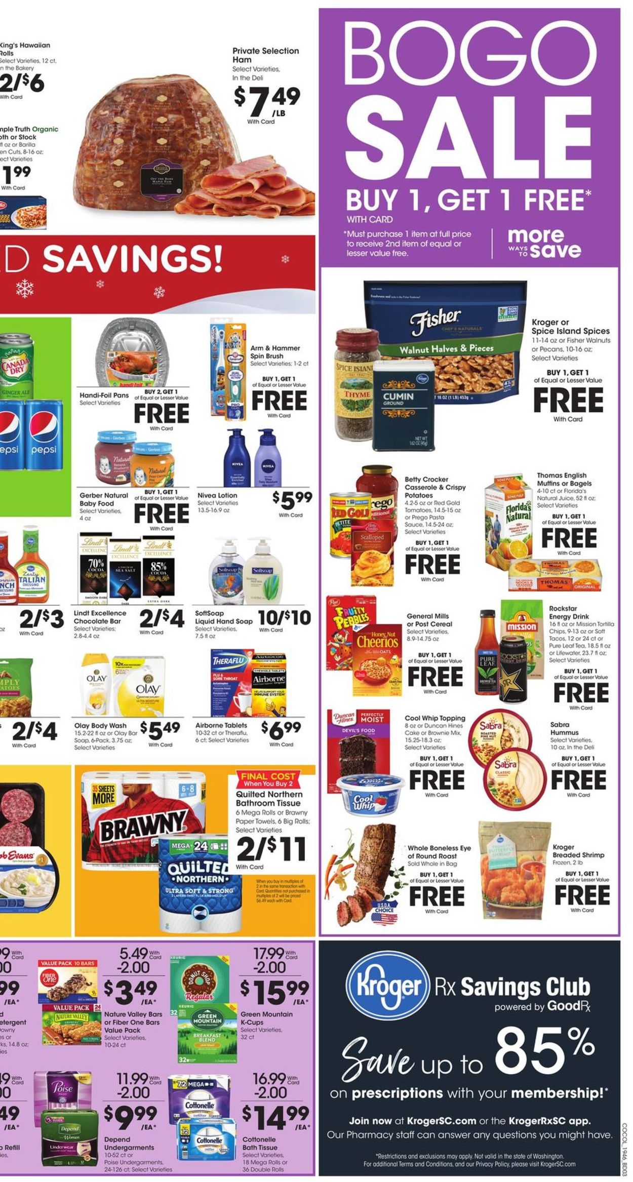 Kroger Ad from 12/18/2019