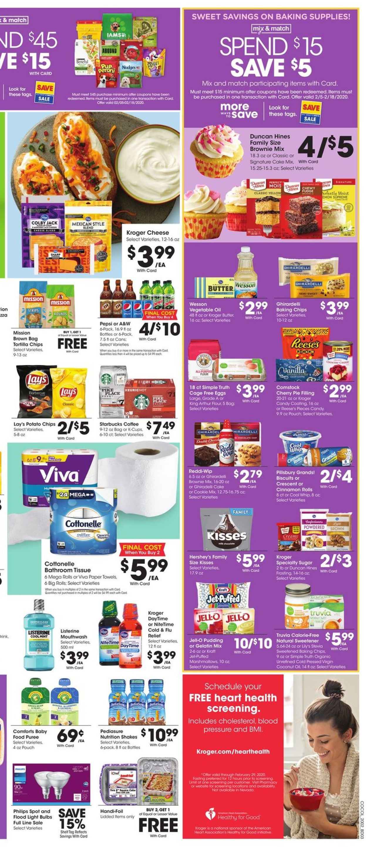 Kroger Ad from 02/12/2020