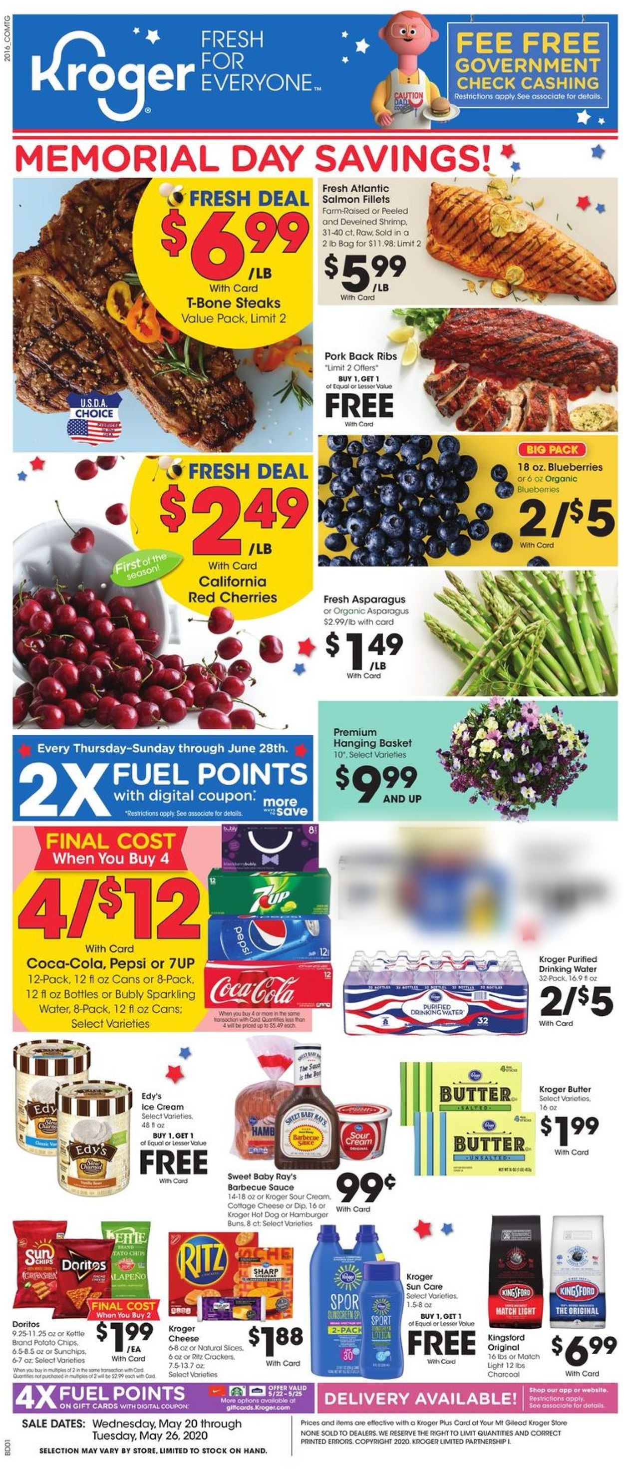 Kroger Ad from 05/20/2020