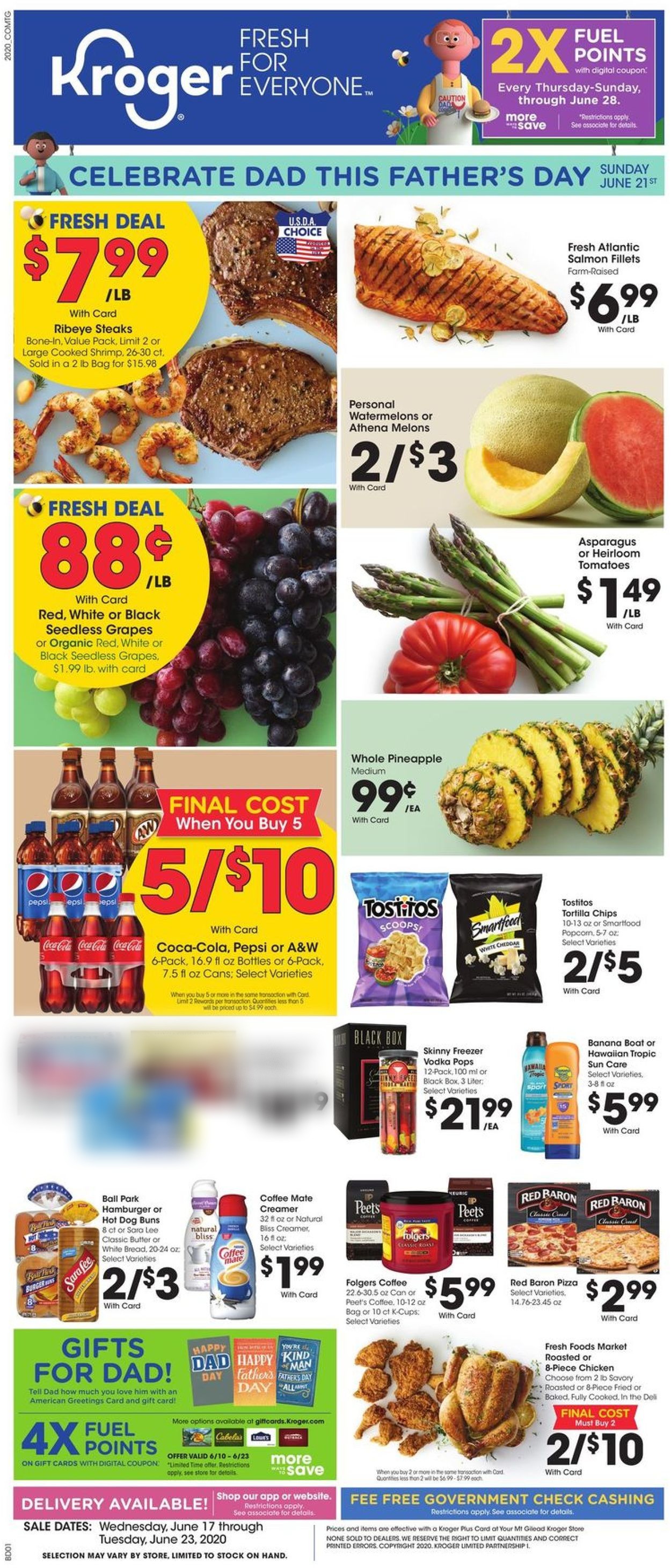Kroger Ad from 06/17/2020