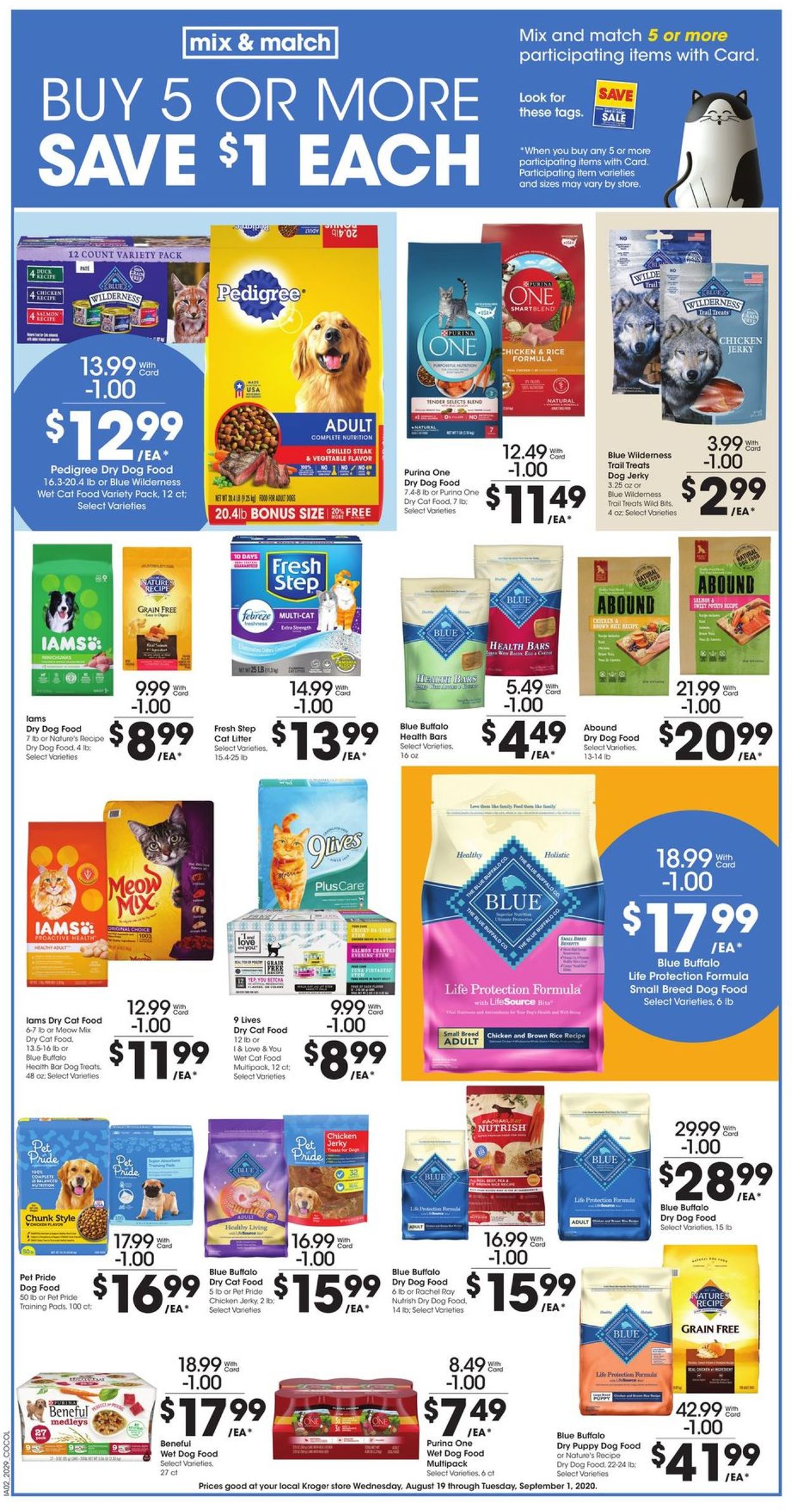 Kroger Ad from 08/26/2020