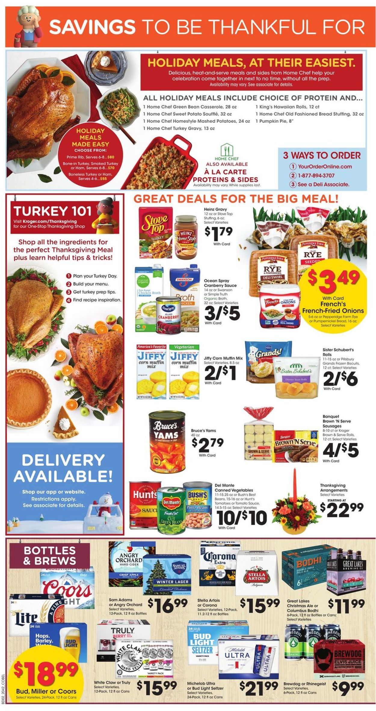 Kroger Ad from 11/18/2020