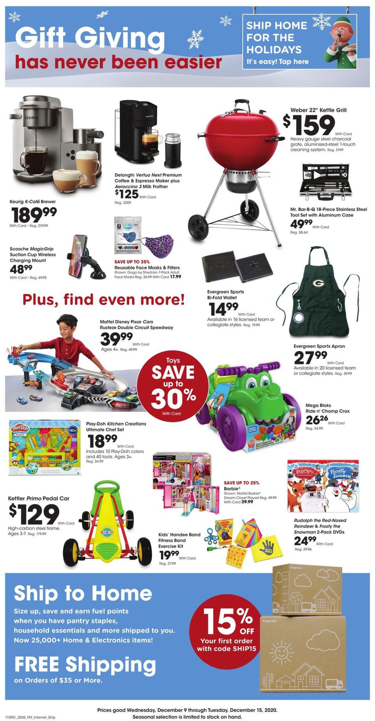 Kroger Ad from 12/09/2020