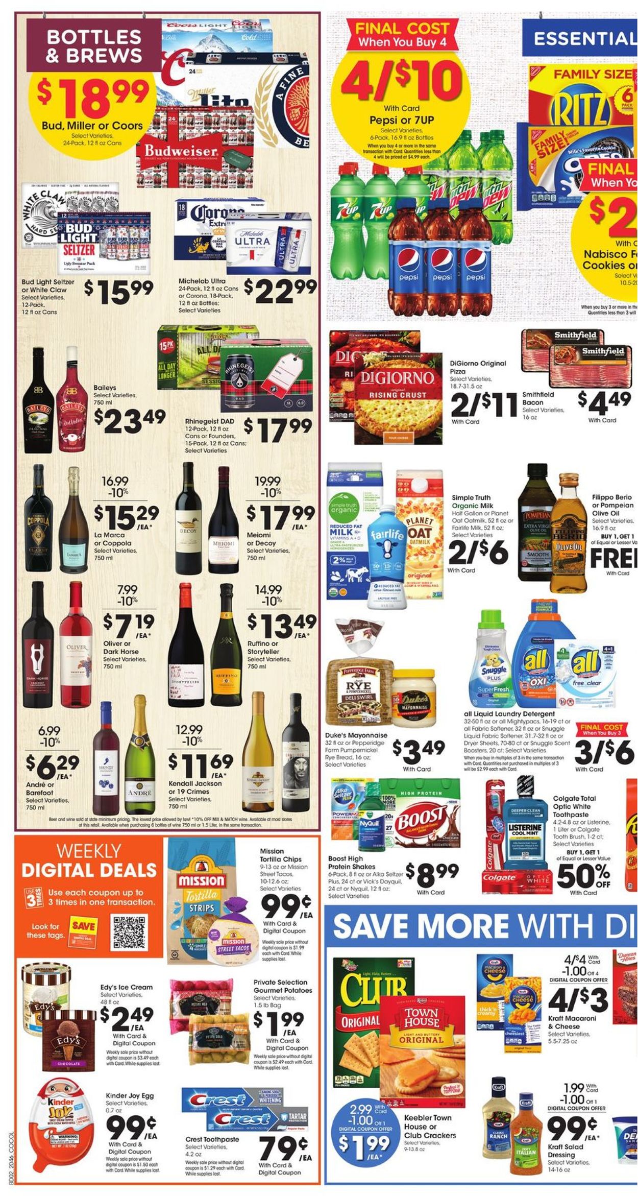 Kroger Ad from 12/16/2020