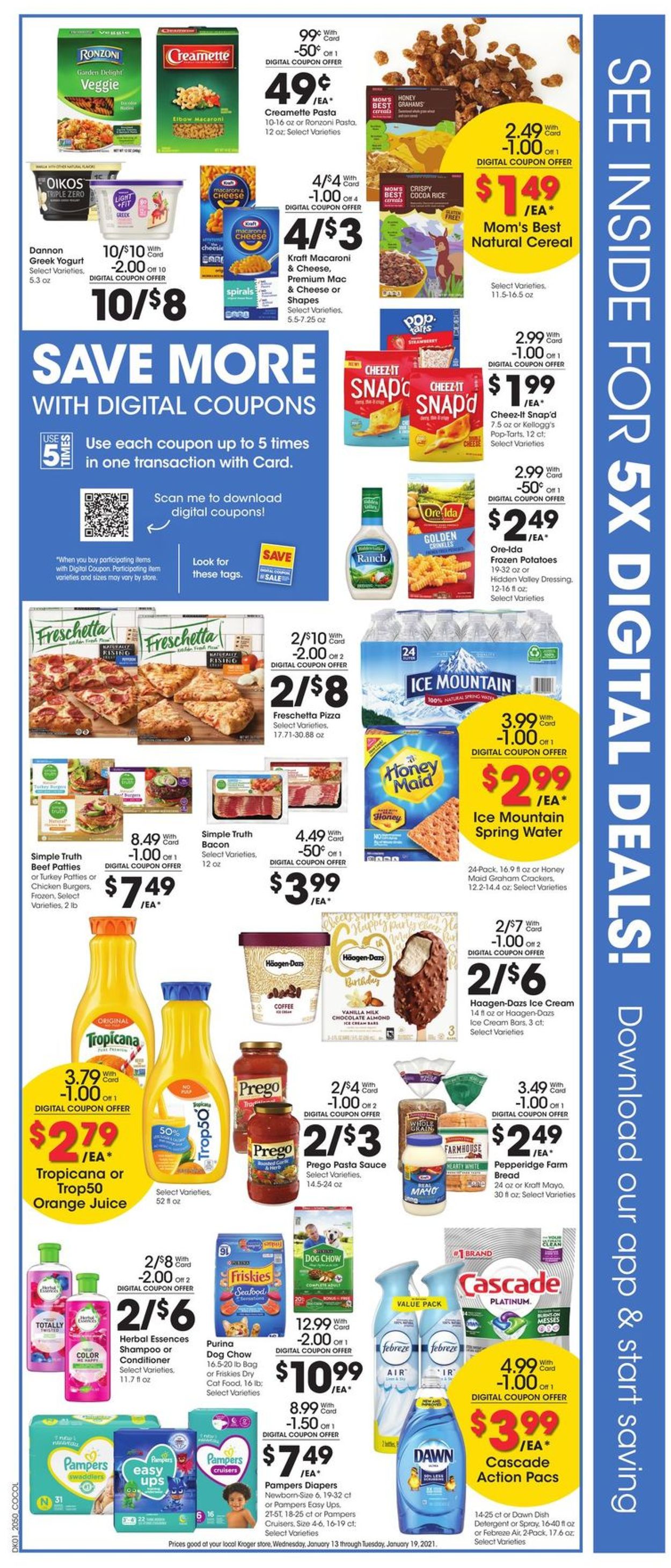 Kroger Ad from 01/13/2021