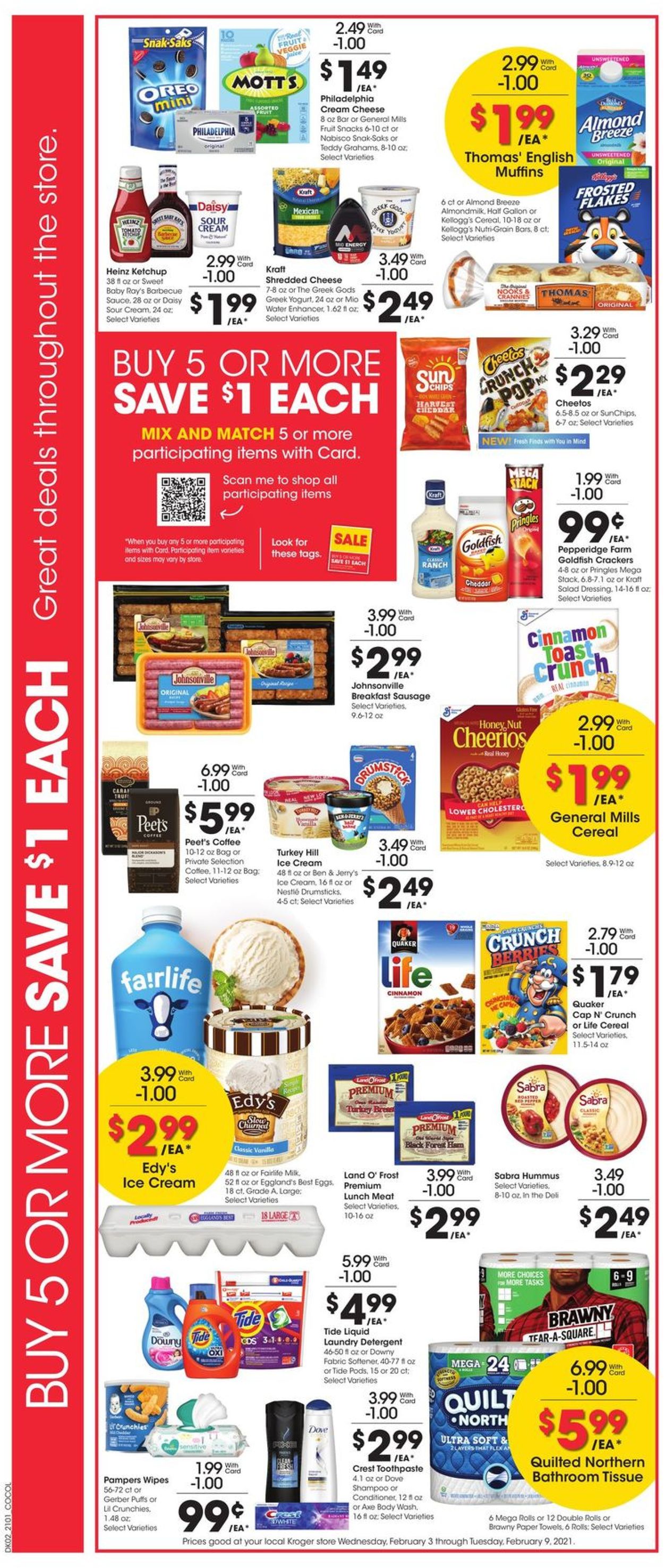 Kroger Ad from 02/03/2021
