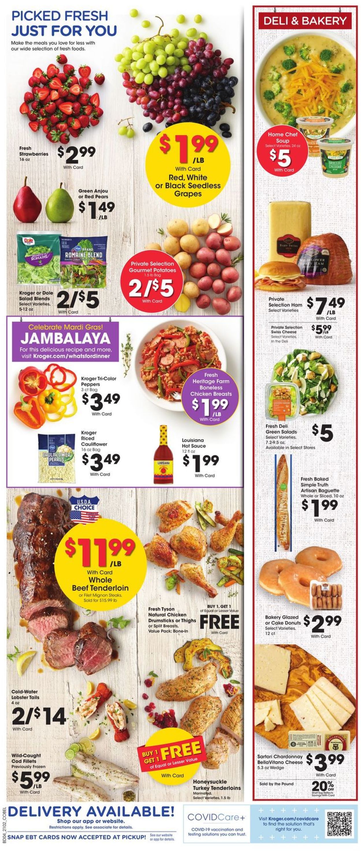 Kroger Ad from 02/10/2021