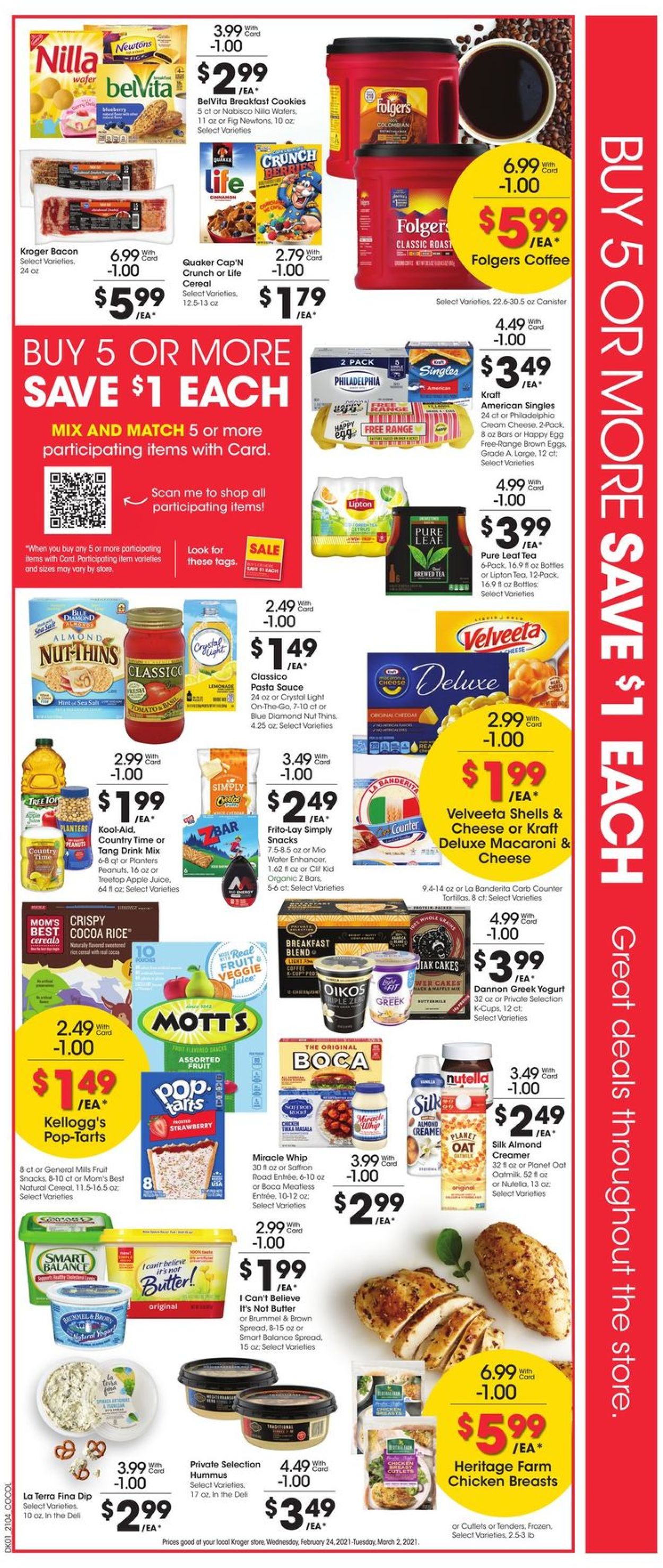 Kroger Ad from 02/24/2021