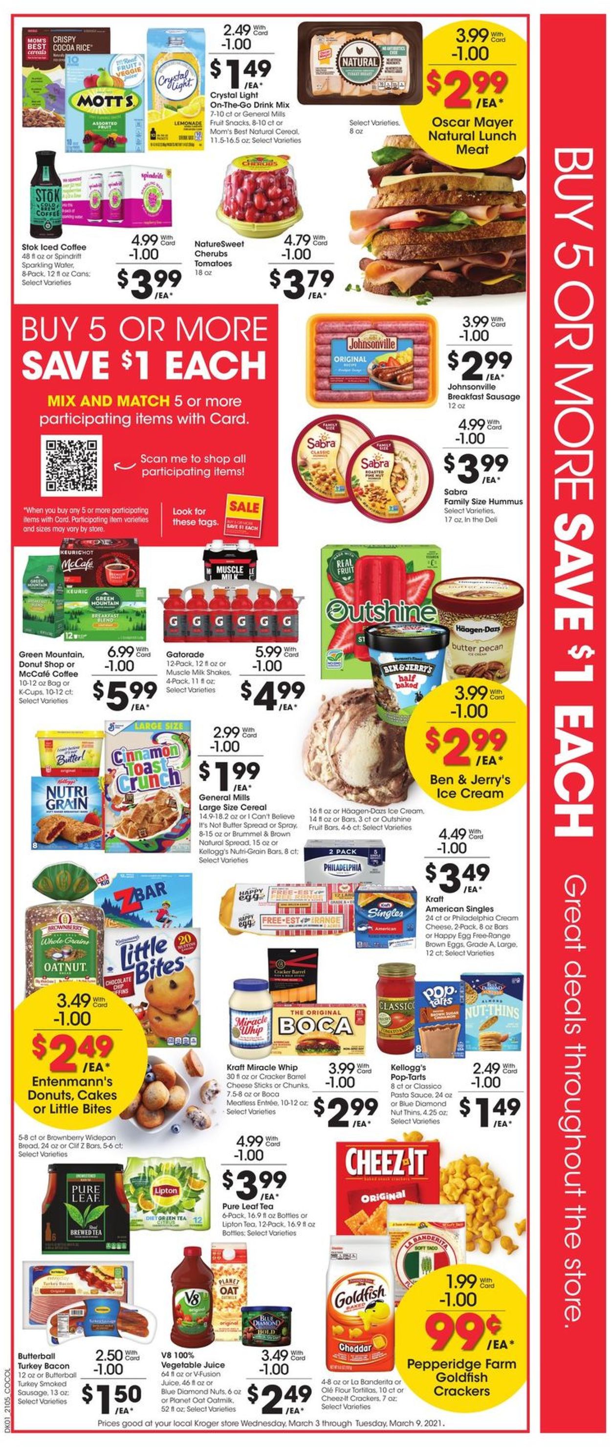 Kroger Ad from 03/03/2021