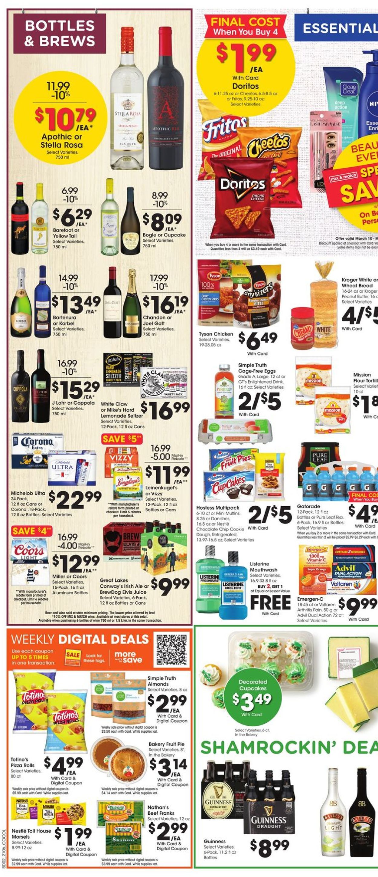 Kroger Ad from 03/10/2021