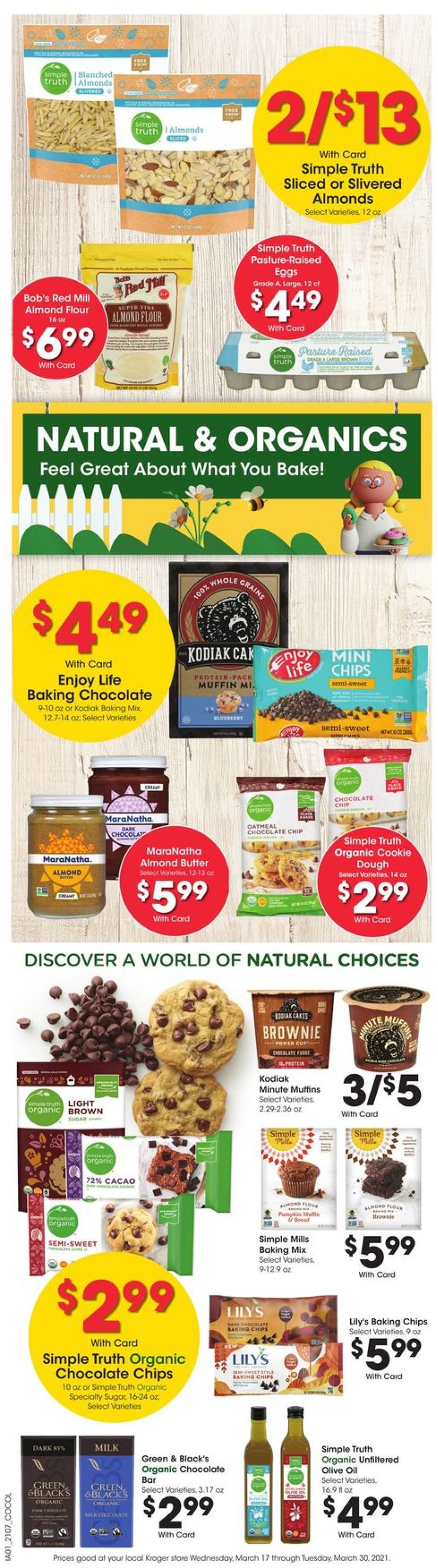 Kroger Ad from 03/17/2021