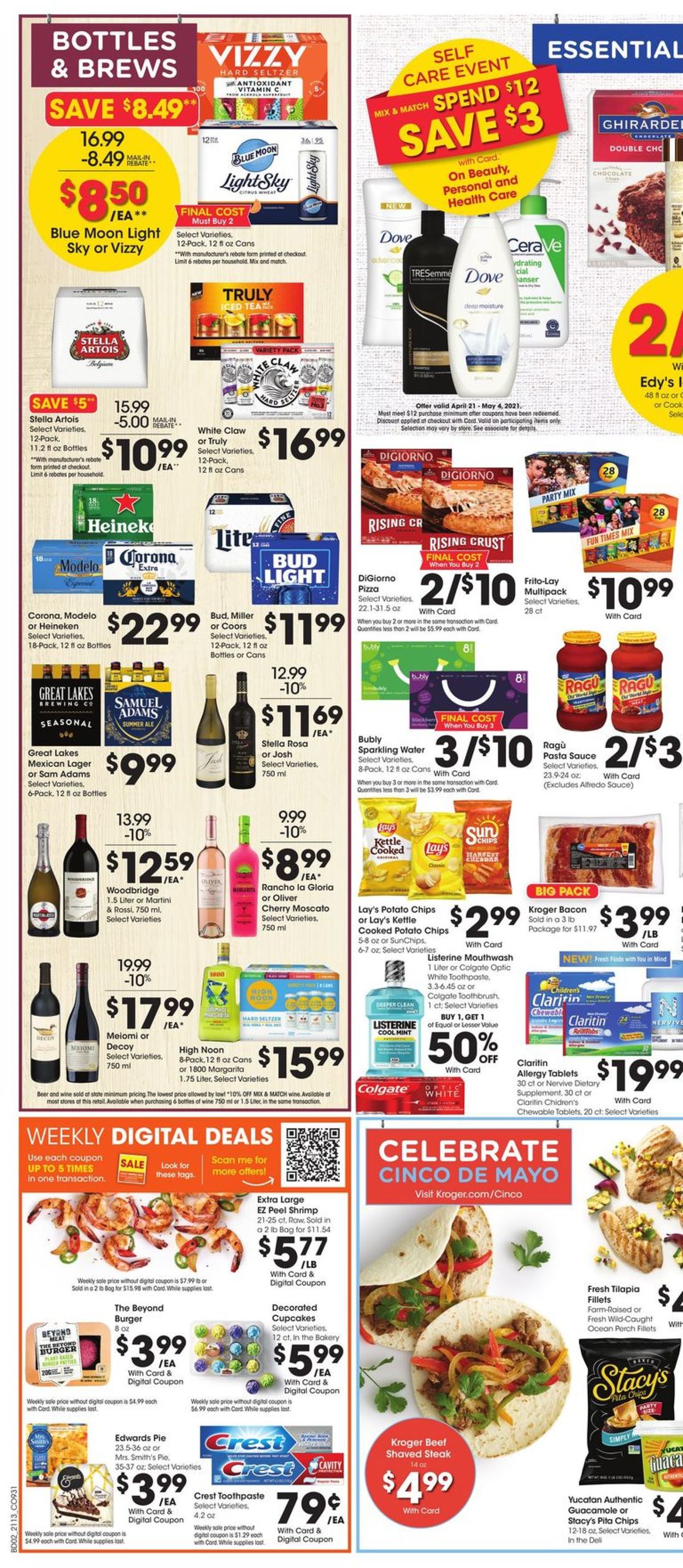 Kroger Ad from 04/28/2021
