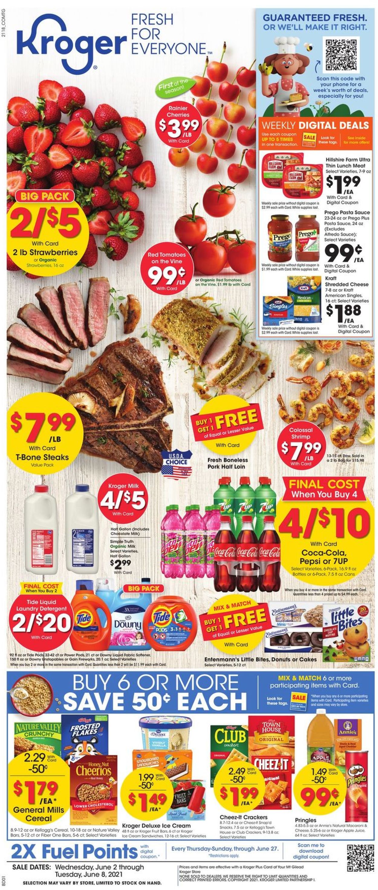 Kroger Ad from 06/02/2021