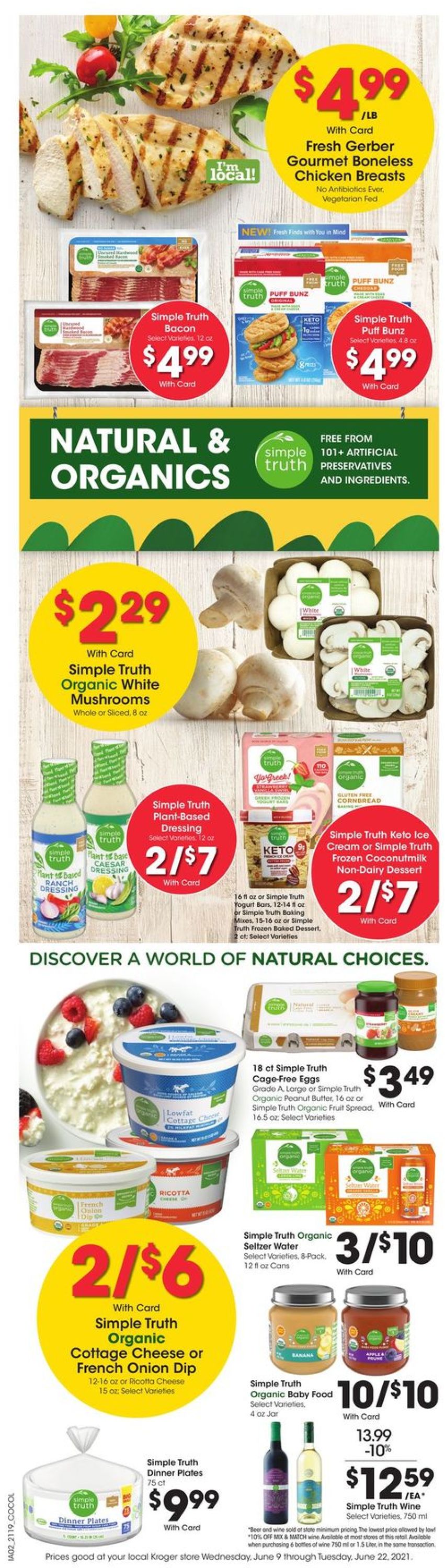 Kroger Ad from 06/09/2021