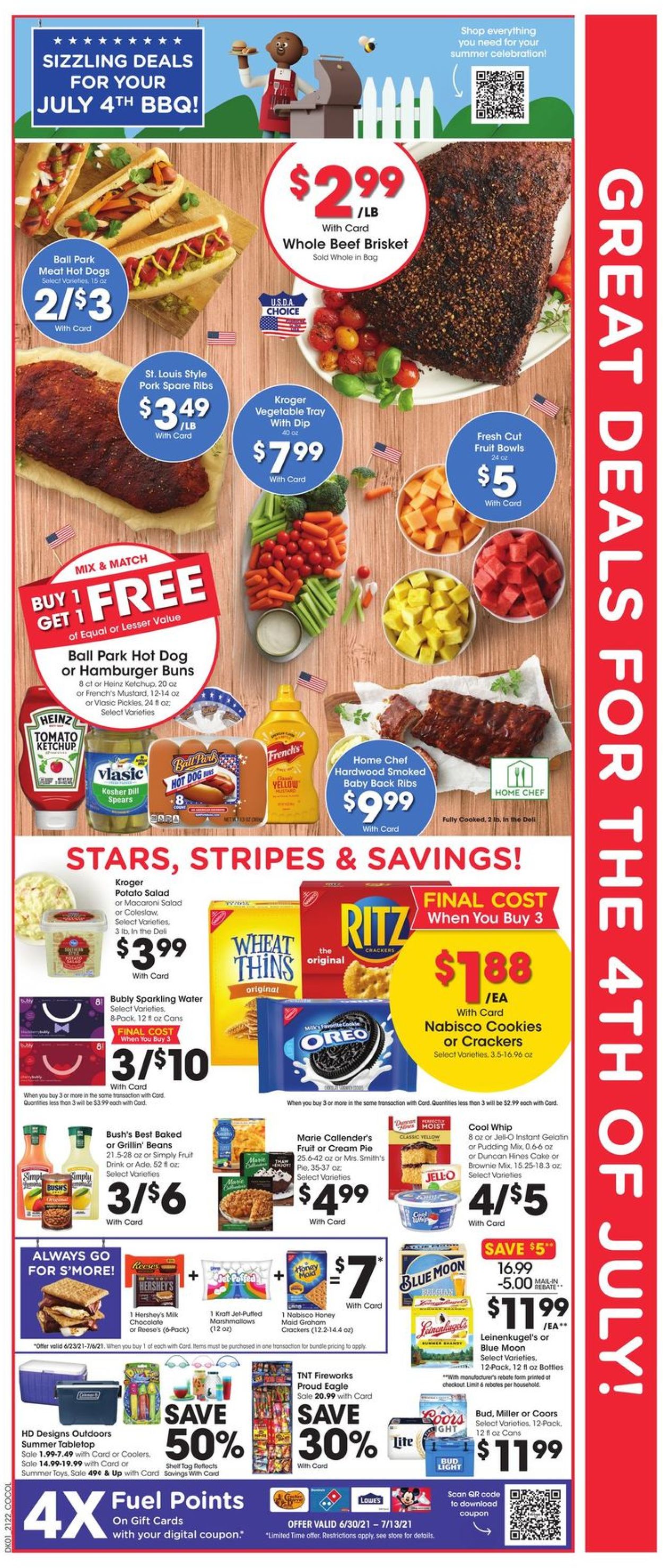 Kroger Ad from 06/30/2021